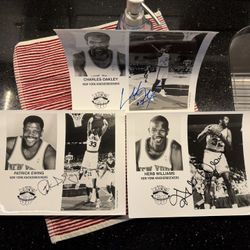 Original Signed Photographs NY Knicks