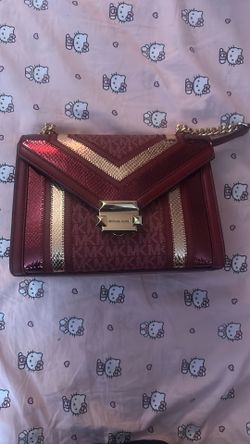 Michael Kors Whitney  Purse Cherry