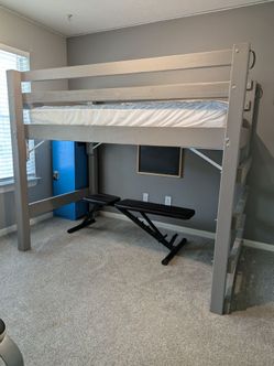 Solid wood Loft bed furniture