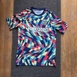 Soccer Jersey Barca Sz M 