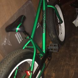 Green Fat Tire Bike