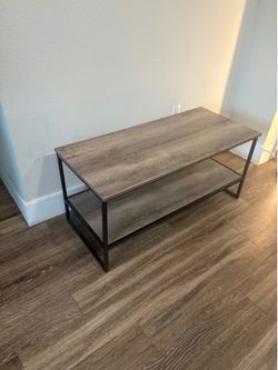 Modern industrial-style coffee table