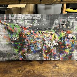 Modern Farmhouse Wall Art Canvas