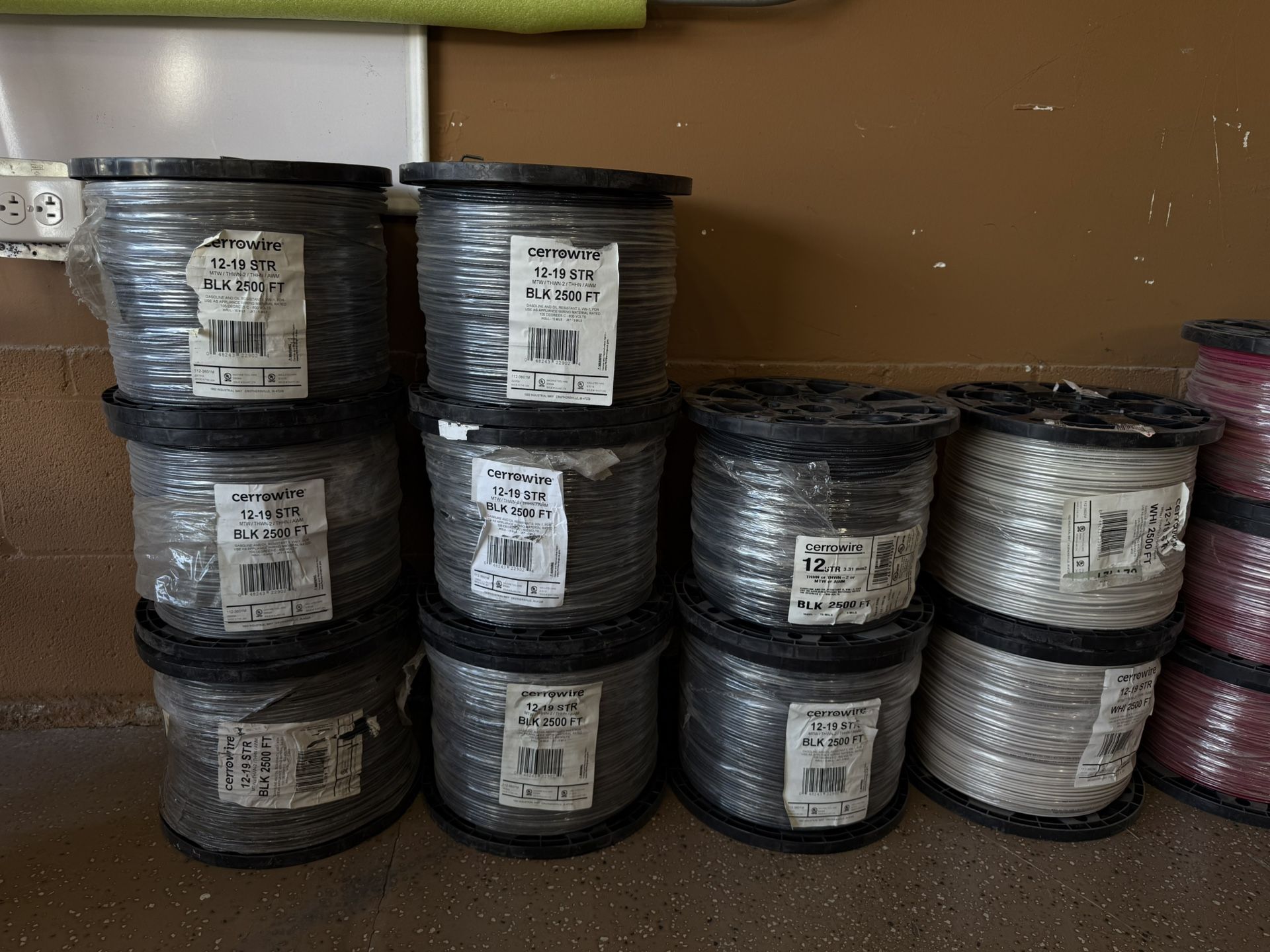 2500ft Roll Stranded Electrical Wire 12AWG Gauge 14AWG Gauge