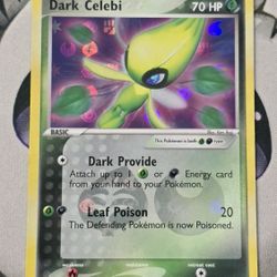 Dark Celebi Reverse Holo 