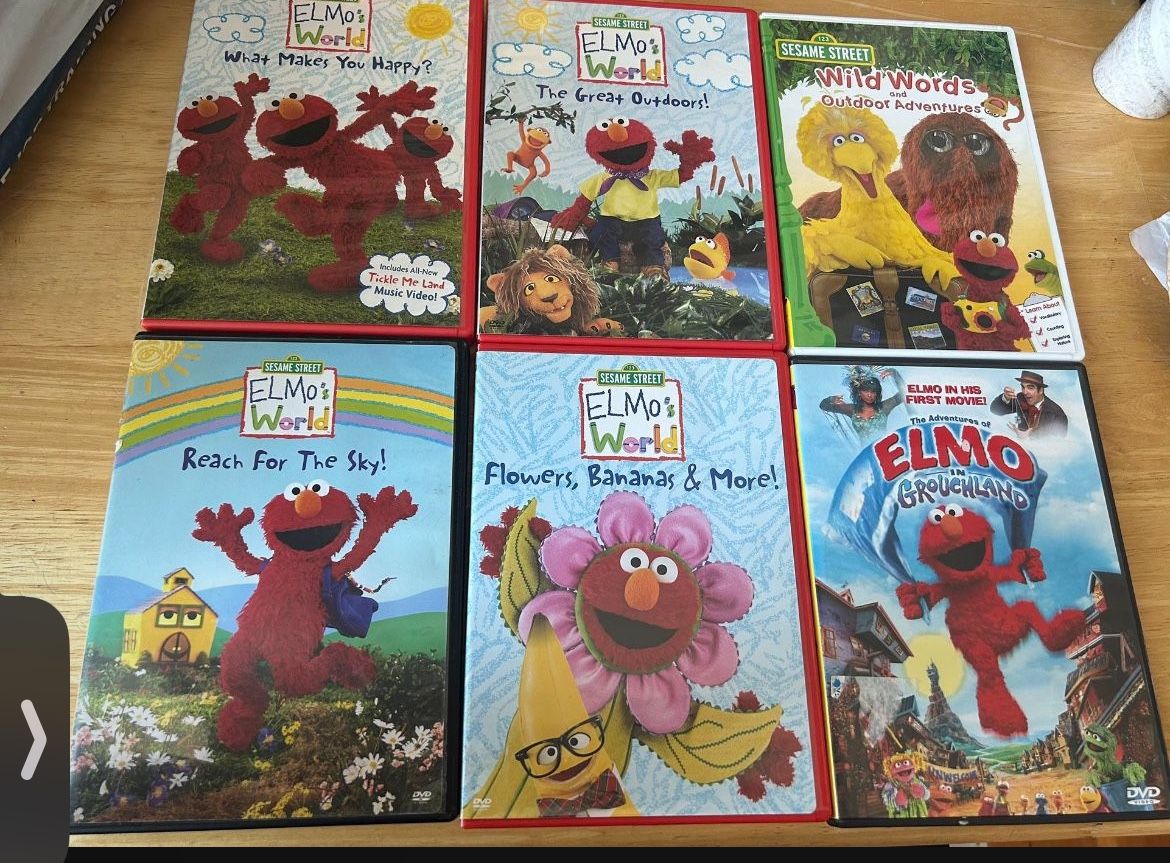 Elmo’s World Elmo In Grouchland Sesame Street DVD Bundle Set