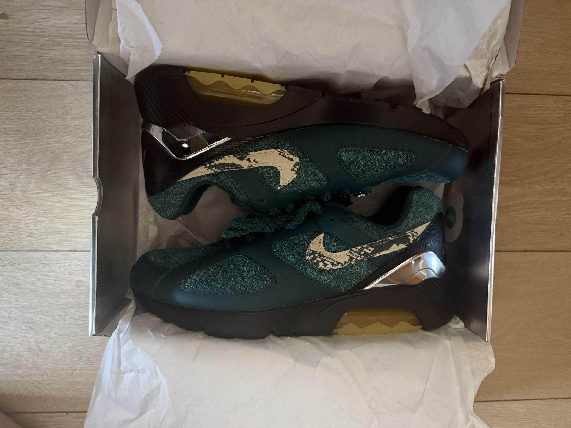 New Authentic  Nike Apron Records x Air Max 180 Dark Atomic Teal Size 11.5