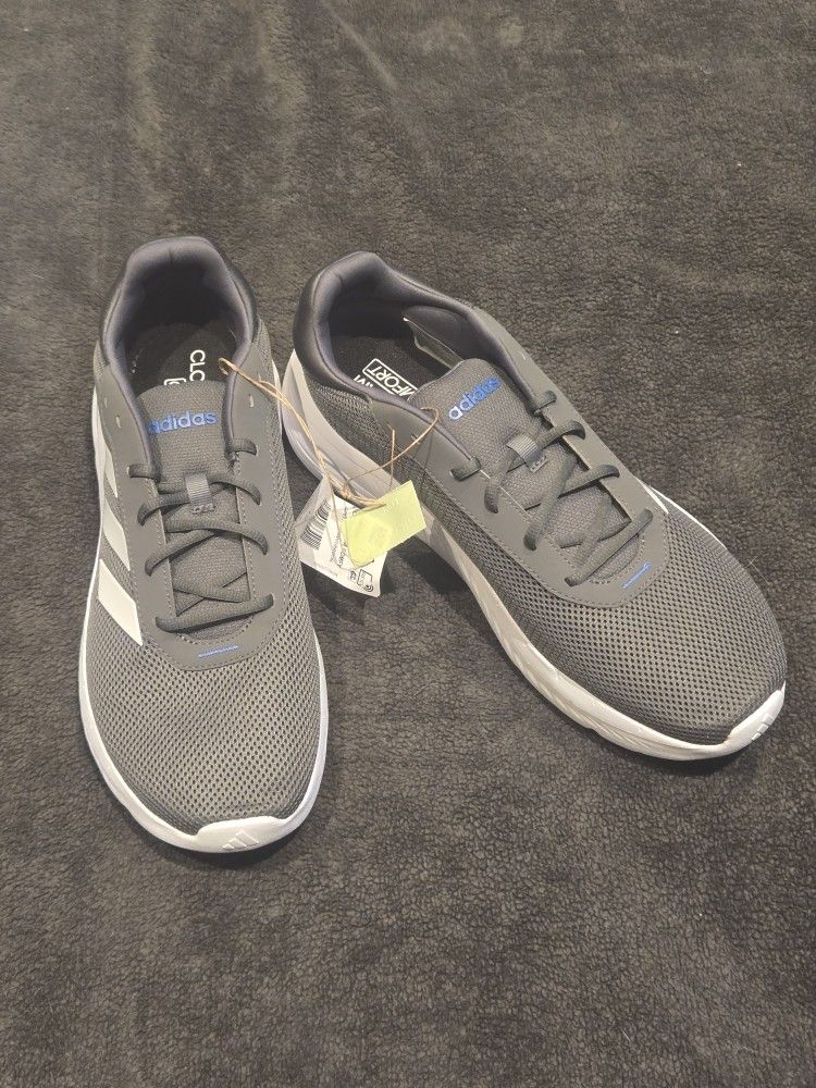 Adidas Men's Cloudfoam Grey Sneakers Size 12
