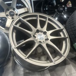 Avid Bronze 18in WHEELS (5x114.3) FITMENT: CIVIC, ACCORD, CAMRY, AND MORE!
