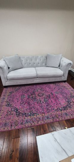 Tufted sofa