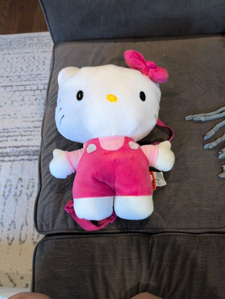 Hello Kitty Plush Backpack