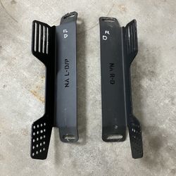 89-05 Miata Steel Seat Brackets, Low Mount