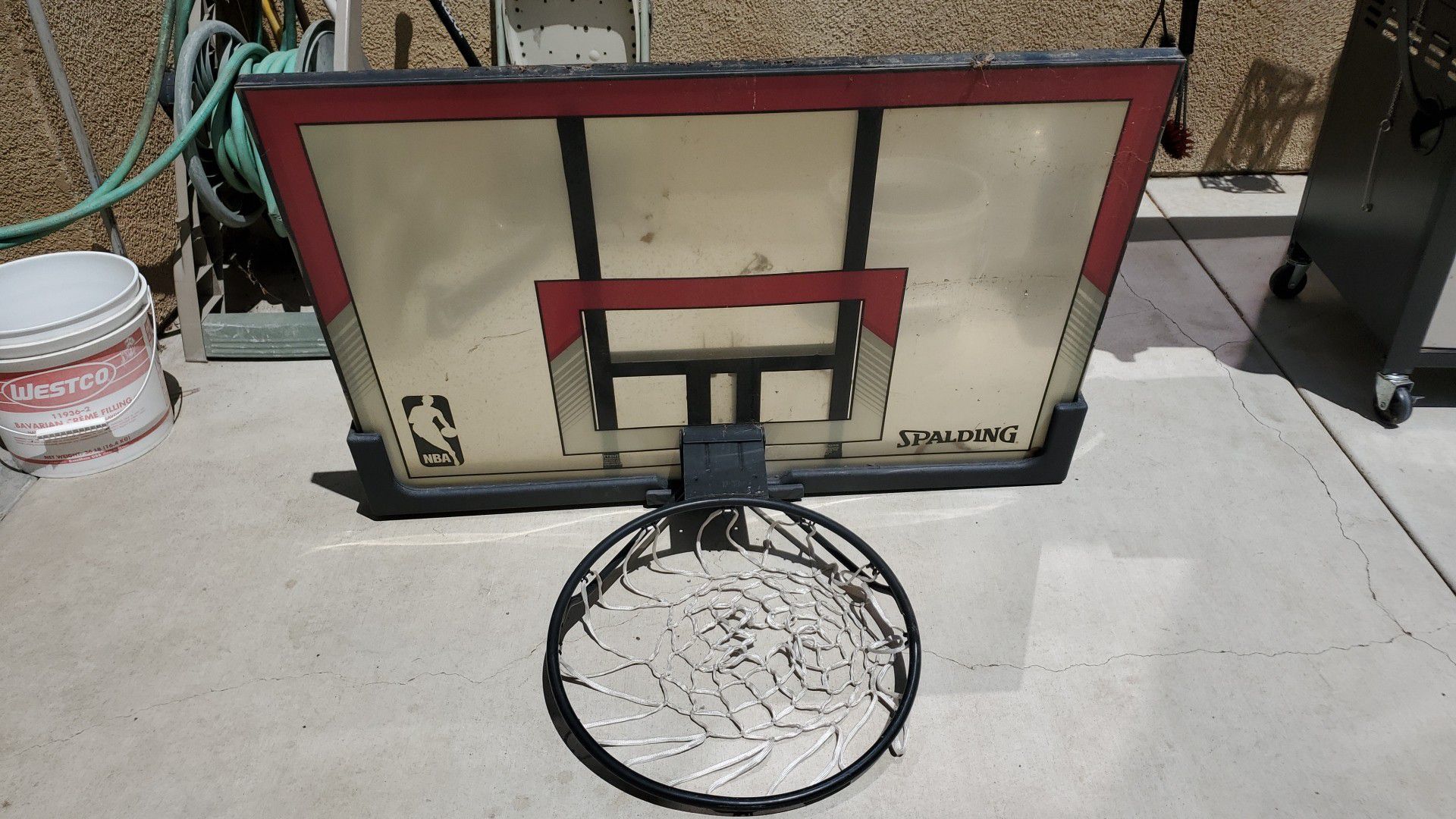 Spalding basketball board hoop