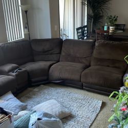 Brown Sectional For Sale
