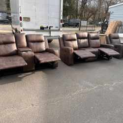 FREE DELIVERY AND INSTALLATION - 🚚 New Reclining Sofa, LoveSeat and Chair - Brand new in boxe