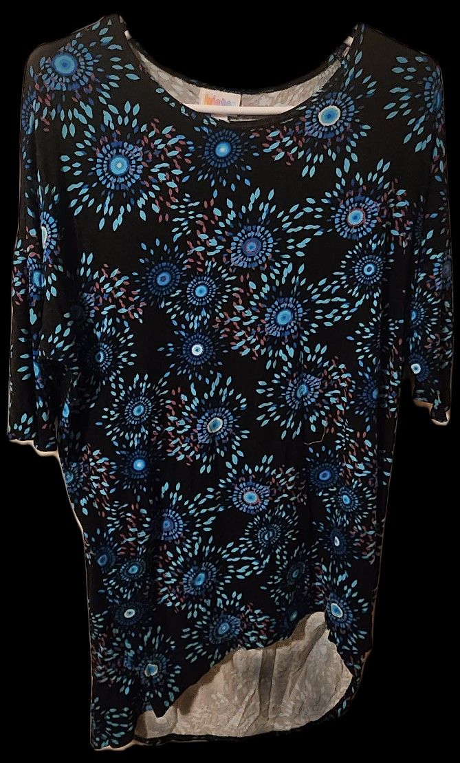 LuLaRoe Floral Hi-Low Tunic Irma - Multicolor