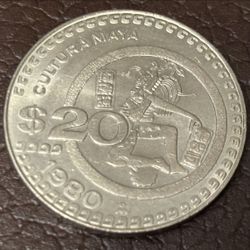 20 Peso. Coin Of Mexico. Collectible 