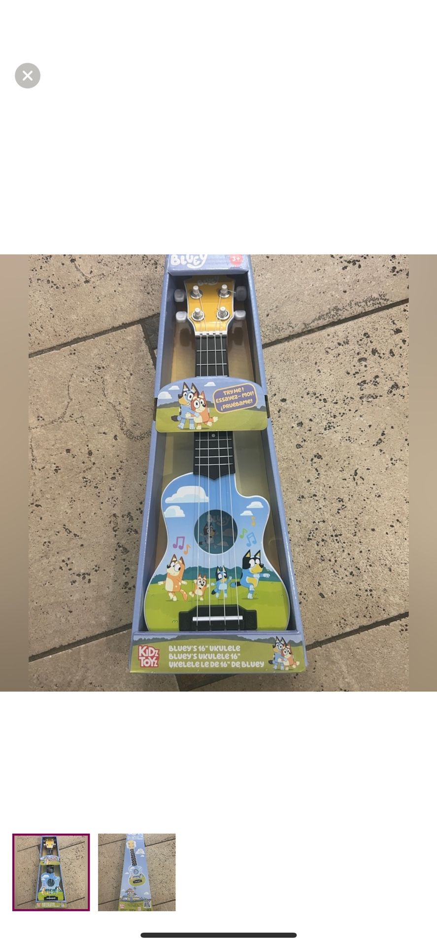 NWT Bluey ukulele
