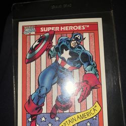 Marvel Comic Trading Card Captain America 