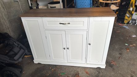 Buffet used - for a temporary kitchen no longer needed