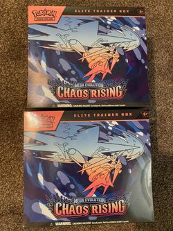 Pokemon Chaos Rising ETB sealed!