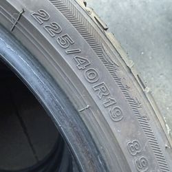 BMW 3 Series 225/40/19 Bridgestone RunFlat (4 Tires) LIKE NEW $60.00/ Each