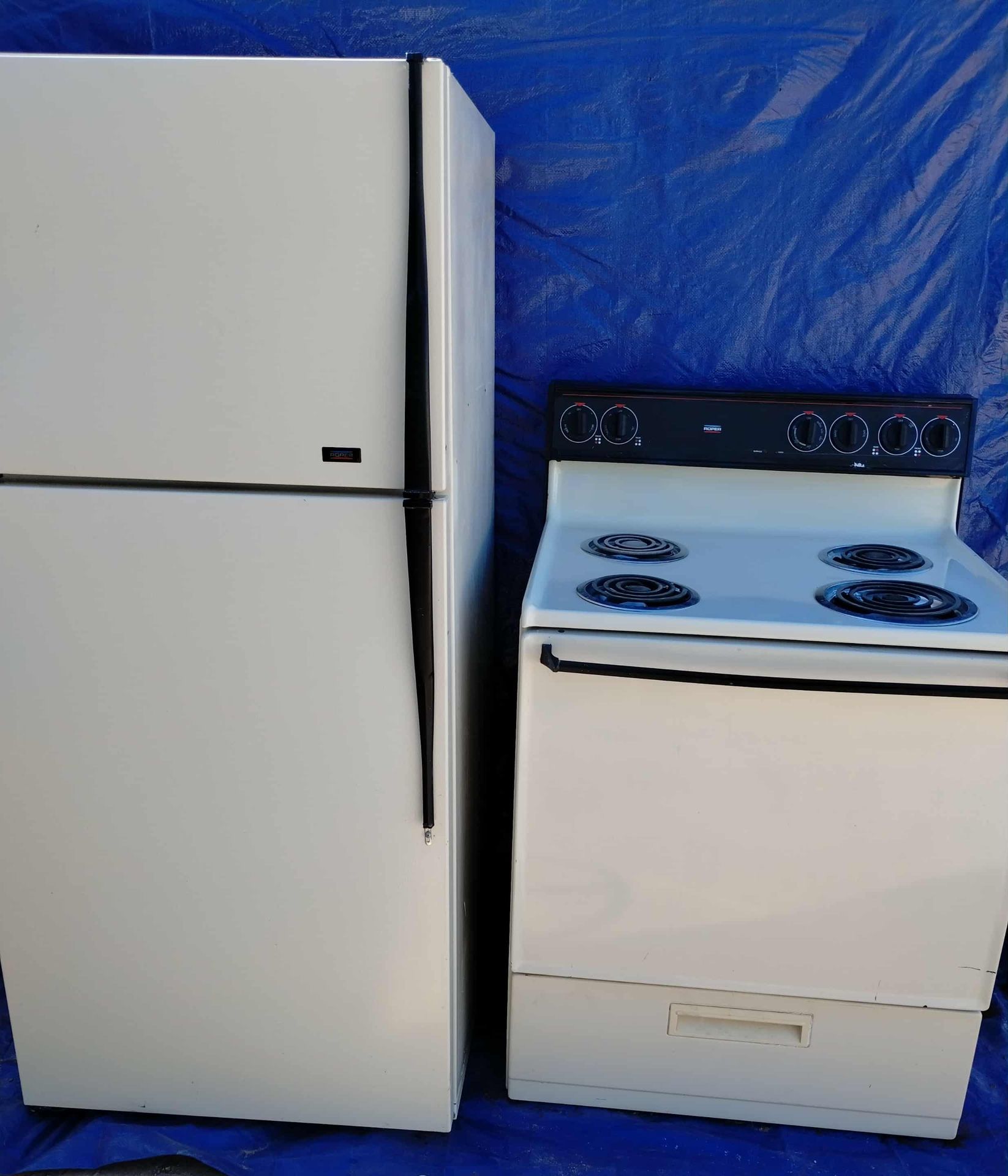 Electric Fridge And Stove