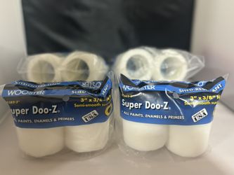 6-pack Wooster Super Doo-z Paint Roller 3”-3/8”