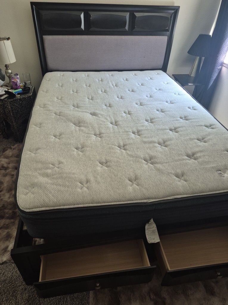 Queen Size Mattress And Bed Frame