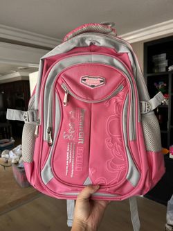 Brand new school bagpack pink never used