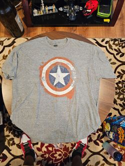Marvel Captain America Shield Graphic T-Shirt XXL