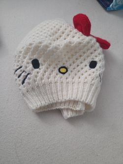 Hello Kitty Knitted Hat  