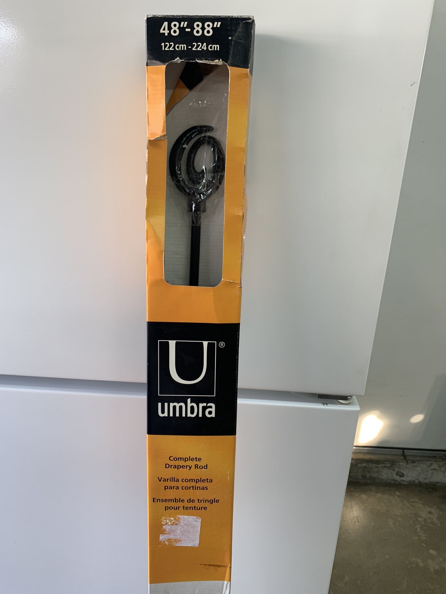 Umbra Single Drapery Rod Set