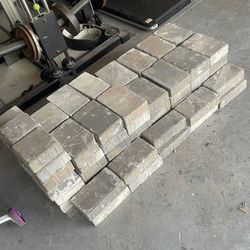 Brick Pavers.   80 Pcs.  $60