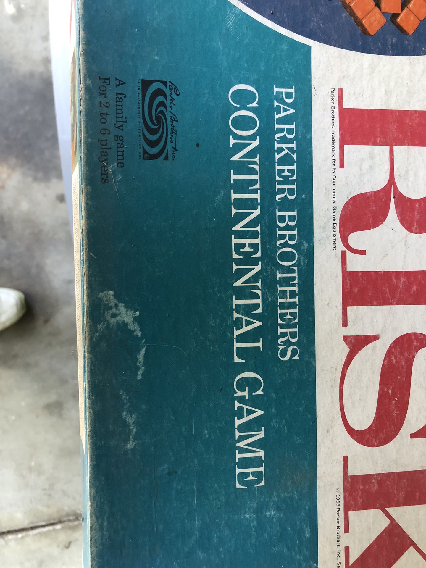 Original Risk Game 1960