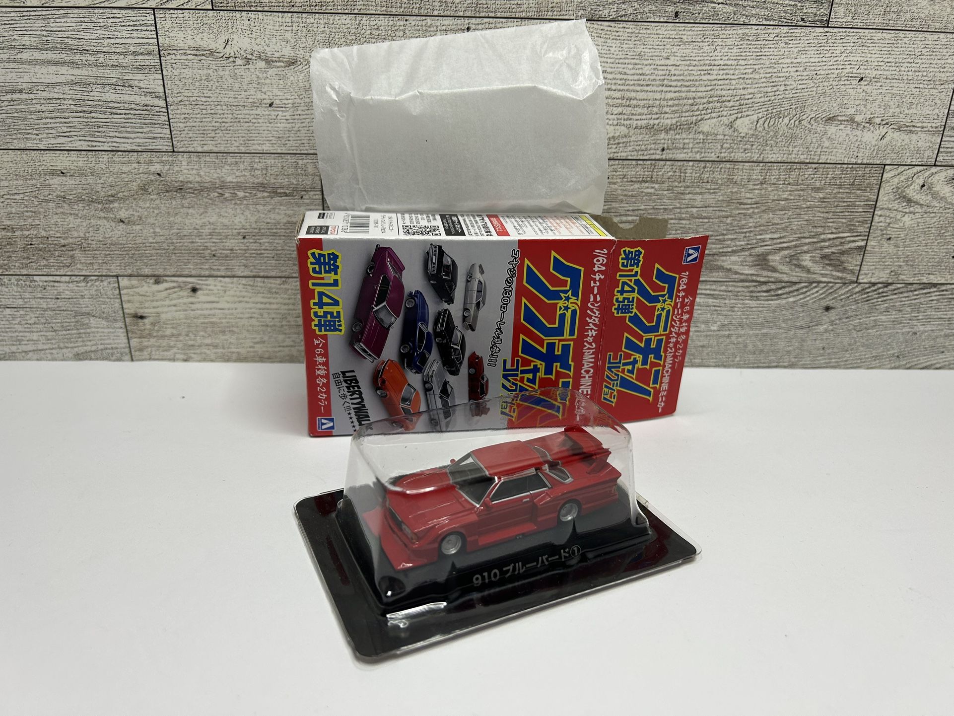 Aoshima Grachan Liberty Walk Red ‘1972 Nissan Silvia 110 Car • Die Cast Metal • Made in China