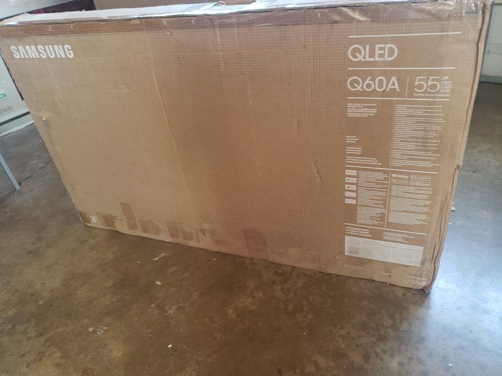 Tv Samsung 55", Q60A, 4k, Free Mount, HDR, Google, Slim, Excellent