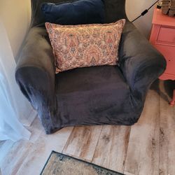 2 Big Oversized Arm Chairs W/ Slipcovers