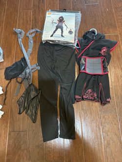California Costume Halloween Costume Girls Black Ninja
