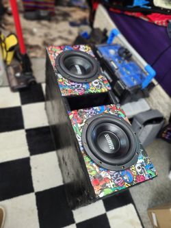 Wdx Dual 8 Inch Ported Box W/ Sundown Audio Ev6d2 Subwoofers Brand New $169 Each + Tax ..box Has Been Used, Im Up For Trades Or Cash W/ Trade