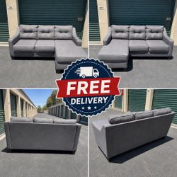 Like New! Ashley Furniture Sectional Couch W/Reversible Chase Lounge