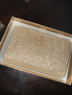 Kate Spade Gold Glitter Wallet 