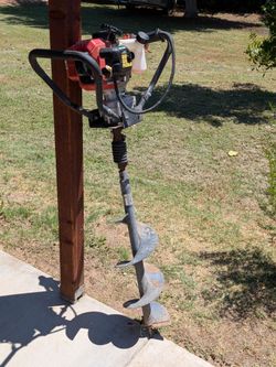 8" Gas auger