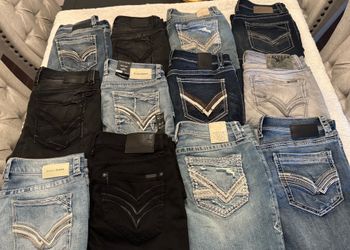 Mens NWOT 34 Salvage and Buckle black jeans