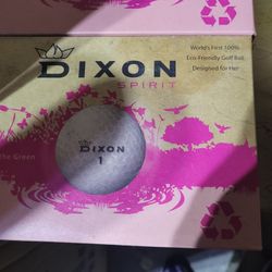 DIXON GOLF BALLS HERS & HIS 100% ENVIRONMENT SAFE