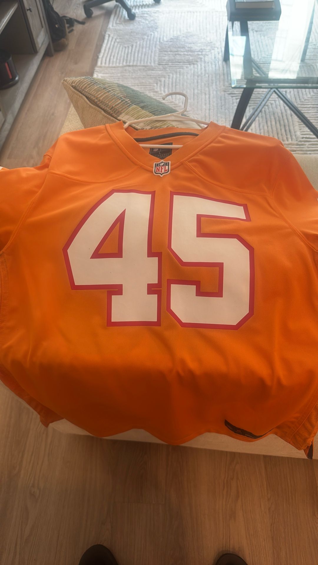White Bucs Jersey