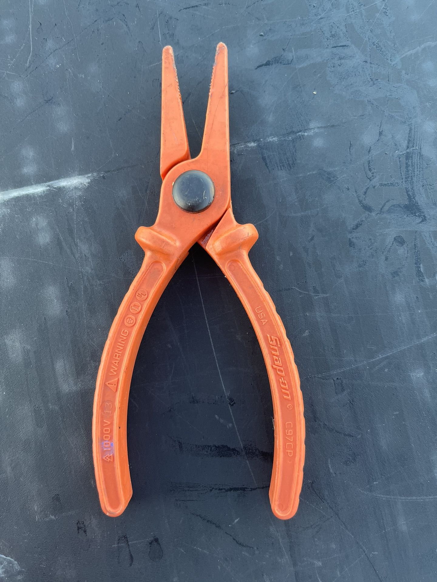 Snap On Needle Nose Non Conductive Pliers 