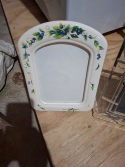 Heavy glass and ceramic picture frames