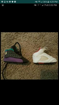Size 2c .. Jordans 15 a piece or both for 25
