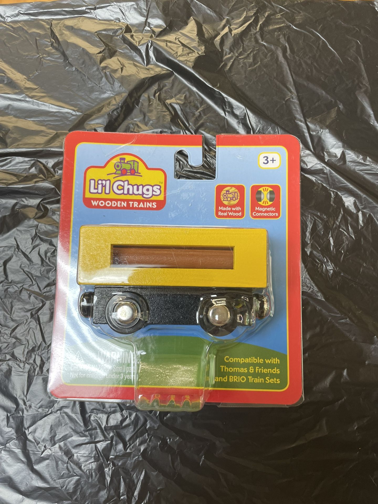 Log car magnet train car